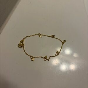 Uncommon James Gold Pyramid Charm Bracelet